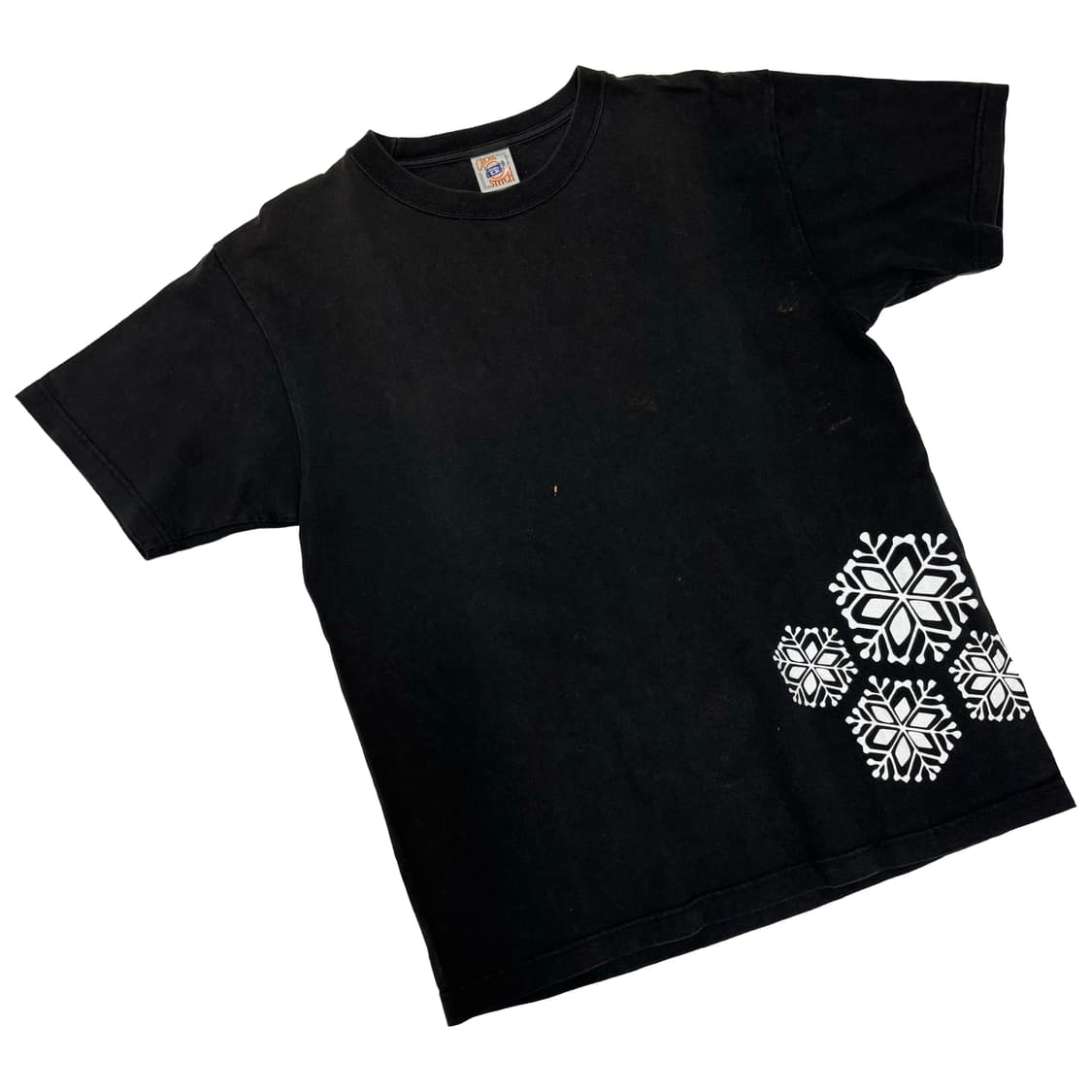 크로스 스티치 '스노우 몽키' 그래픽 티셔츠 상품이미지3