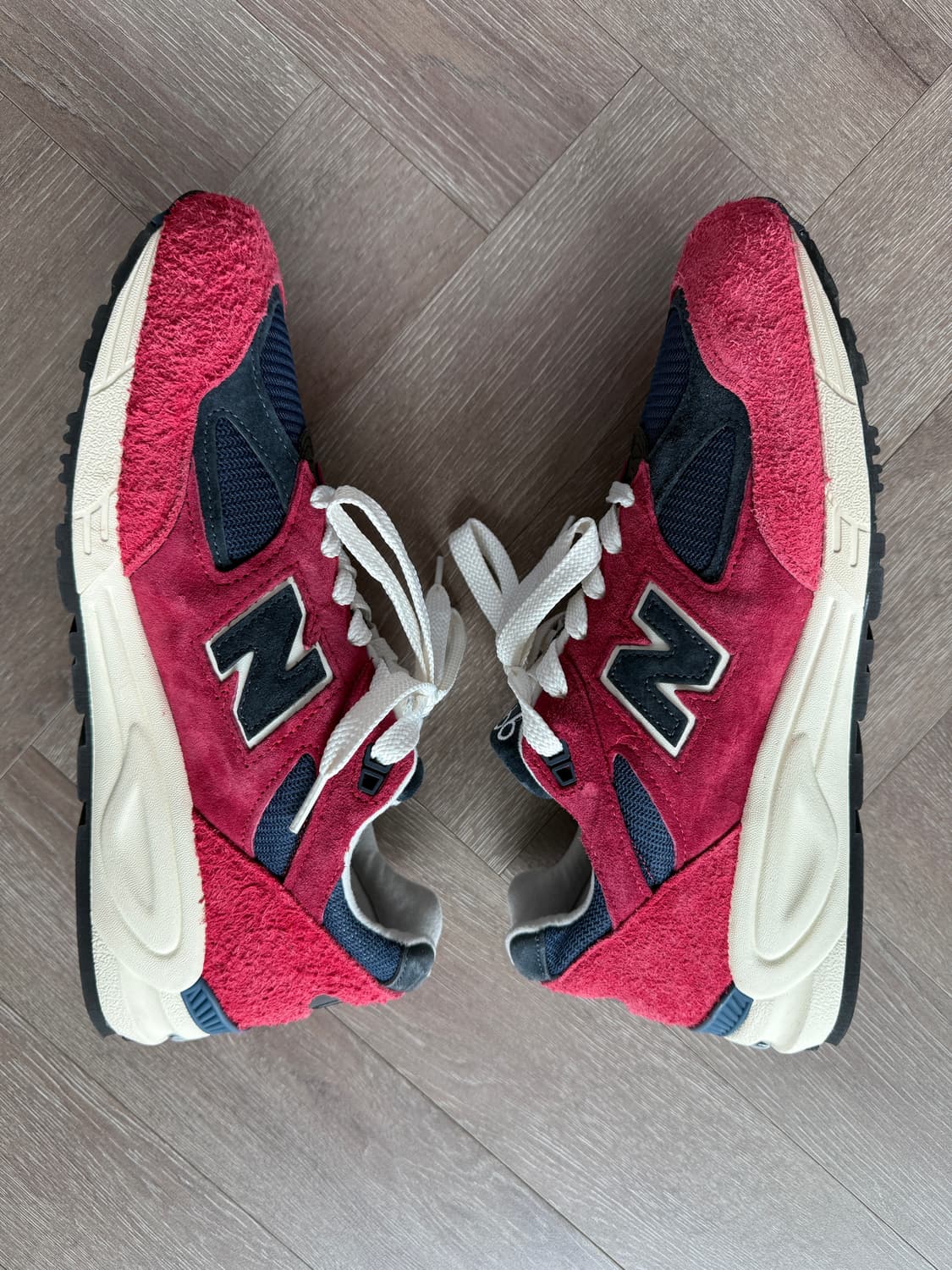 뉴발란스 990v2 크리센티넘 네이비 사이즈280 M990AD2 상품이미지2