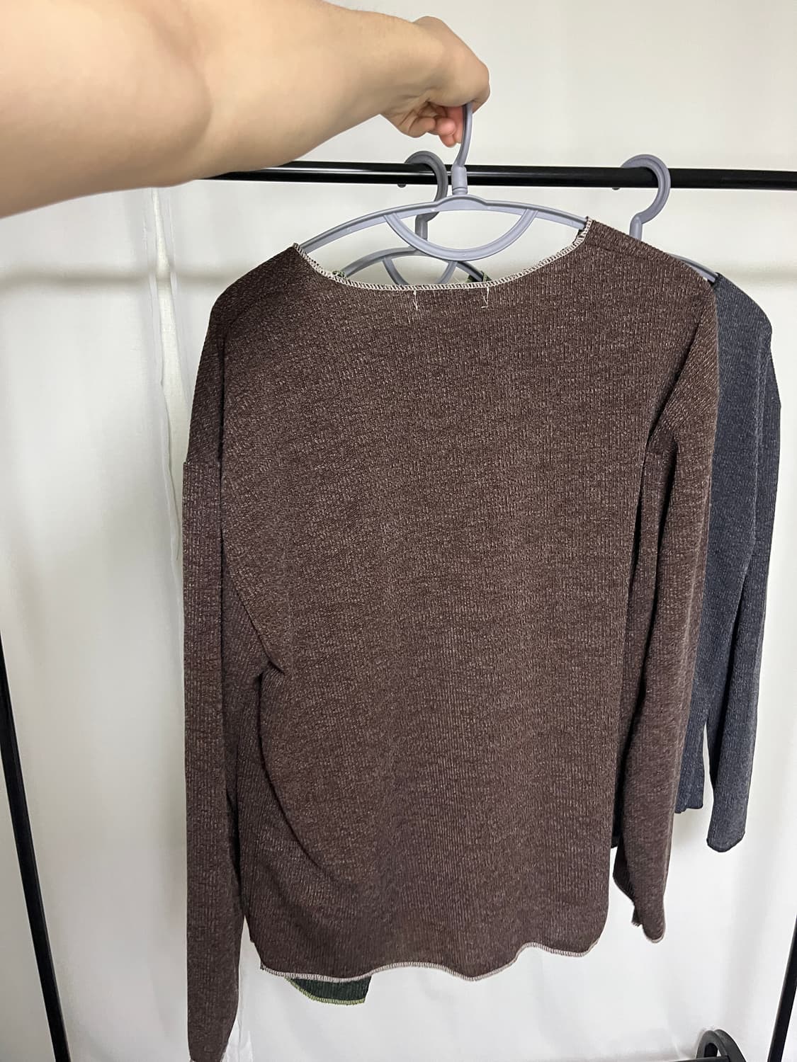 썸머 보타닉 스퀘어넥 니트 티셔츠 상품이미지4