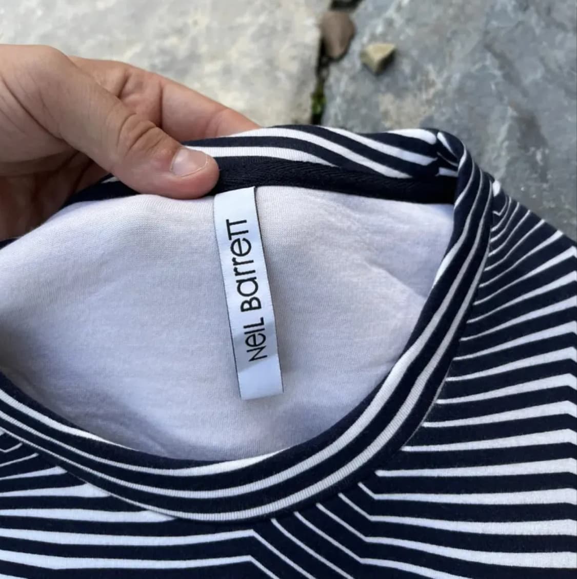 Neil Barrett 닐바렛 헤비 스폰지 일루전 올오버 티셔츠 상품이미지4