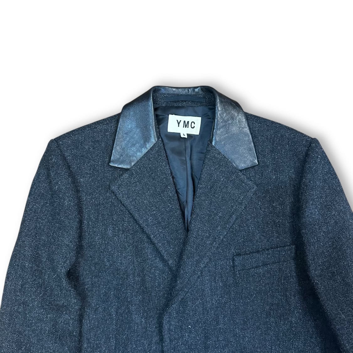 YMC 레더 카라 코트 상품이미지2