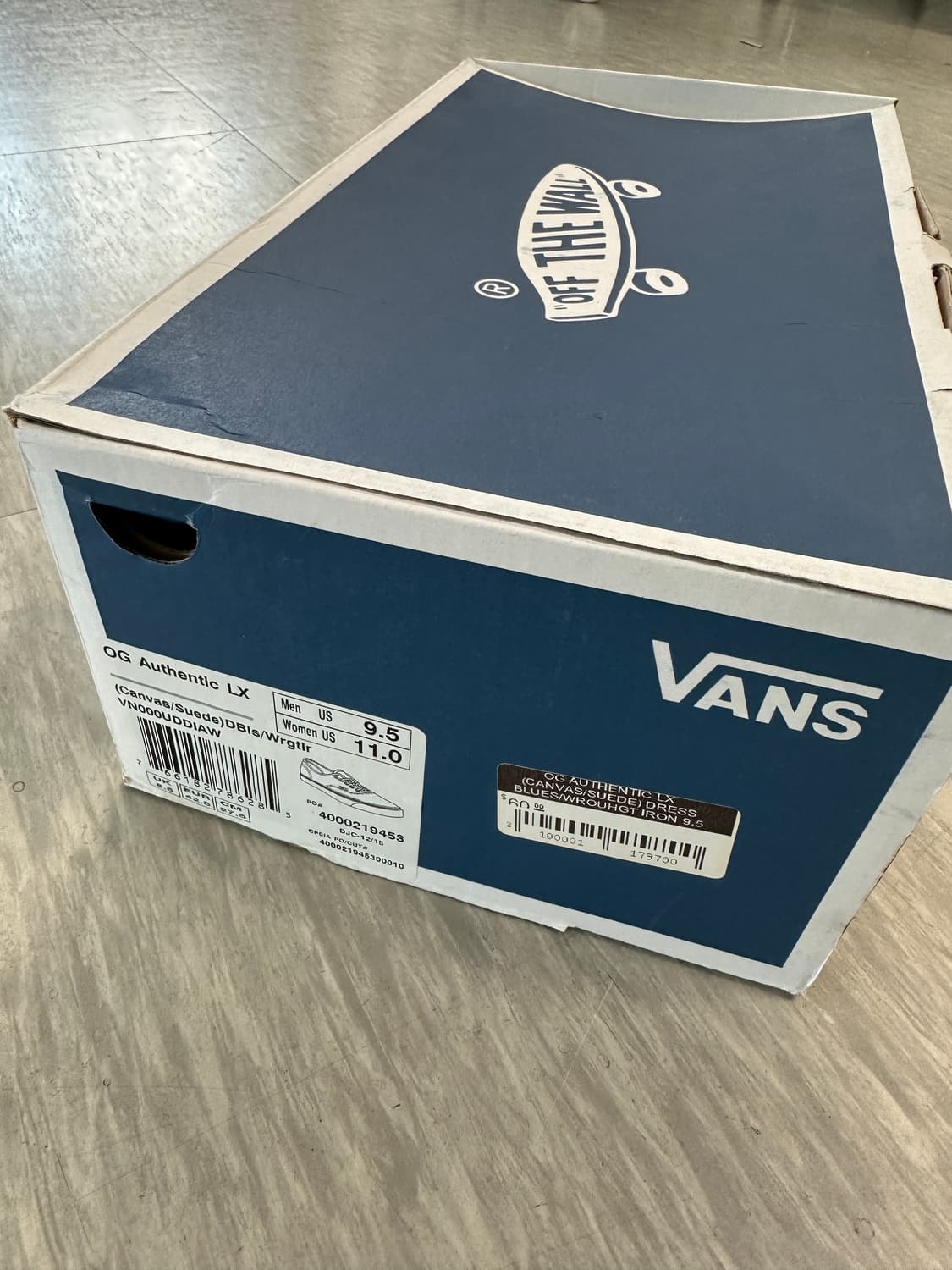 반스 볼트 네이비 어센틱 9.5 상품이미지6