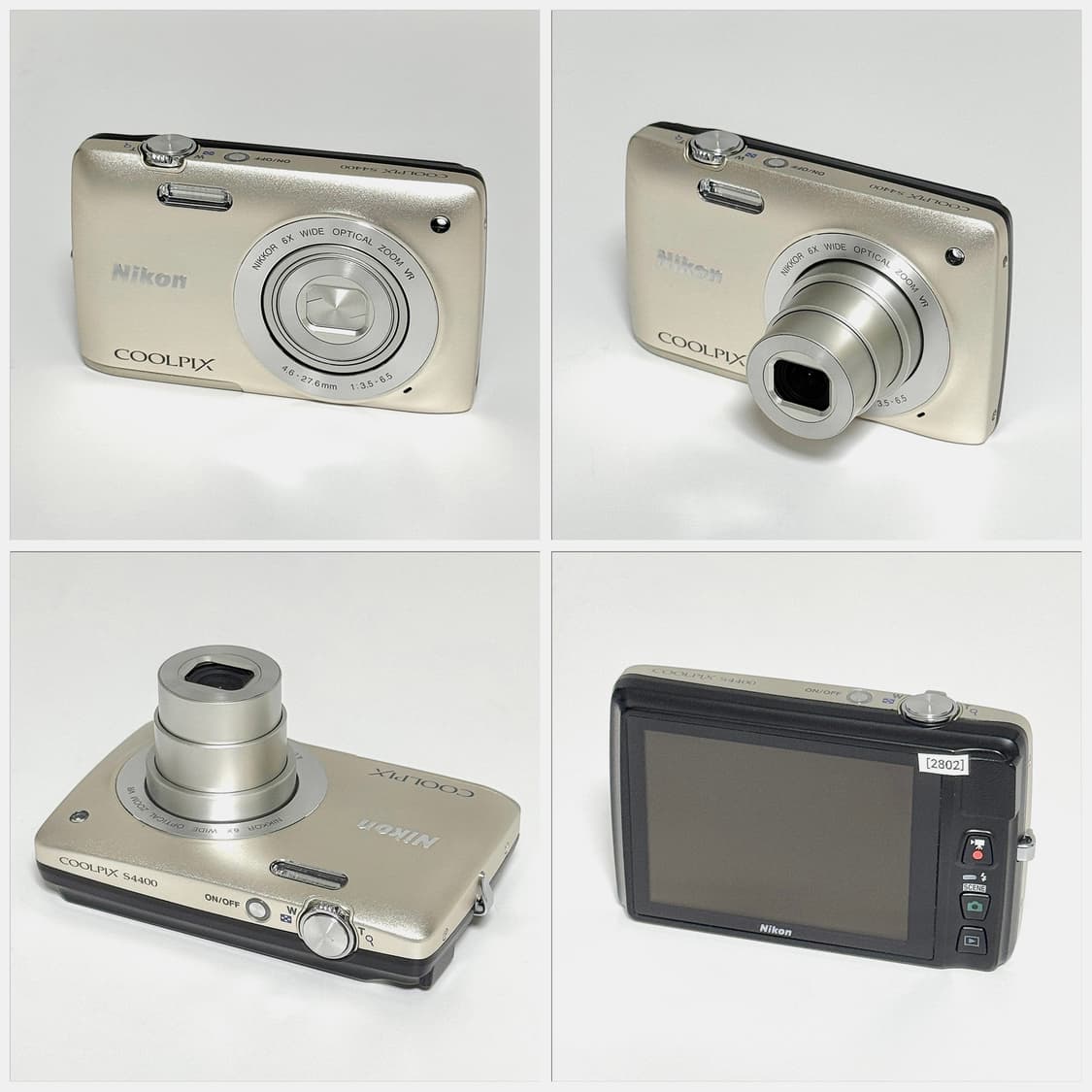 니콘 쿨픽스 S4400 샴페인골드 빈티지디카 상품이미지2