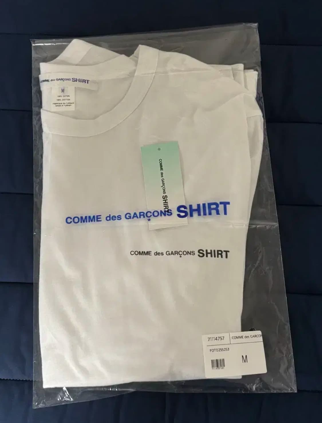 CDG 로고 롱슬리브 화이트 상품이미지1