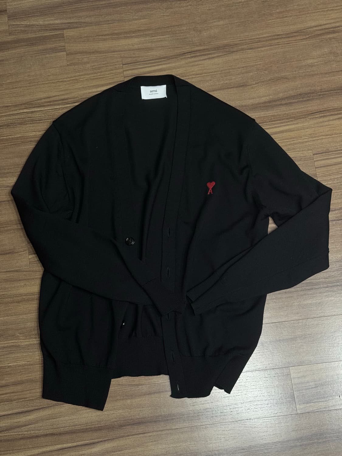 아미 스몰로고 가디건 상품이미지1