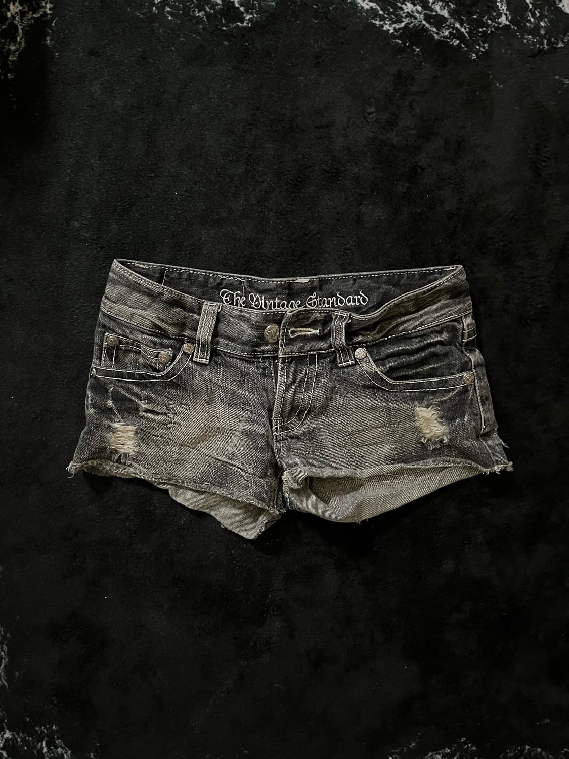 워싱데님 숏팬츠 상품이미지1