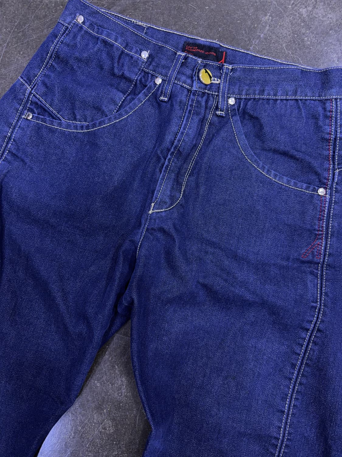 리바이스 엔지니어드진 사이드 절개 라인 딥인디고 30 상품이미지3