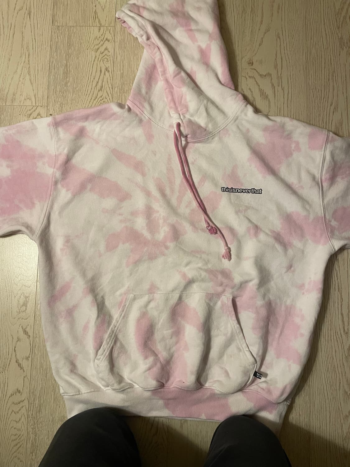 디스이즈네버댓 thisisneverthat 타이다이 후디 L 판매합니다. 상품이미지1