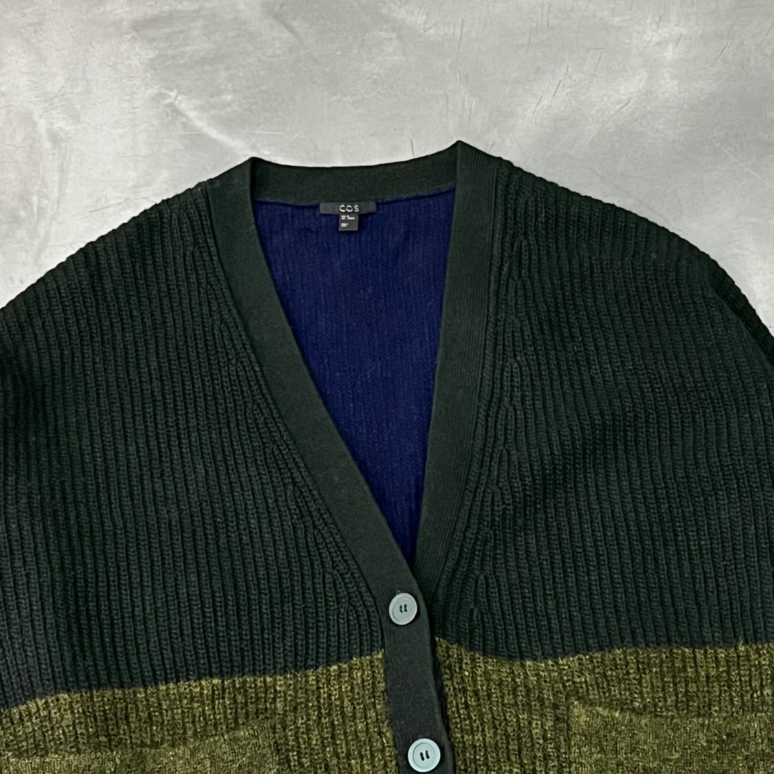  코스 울 배색 가디건 y14537 상품이미지3