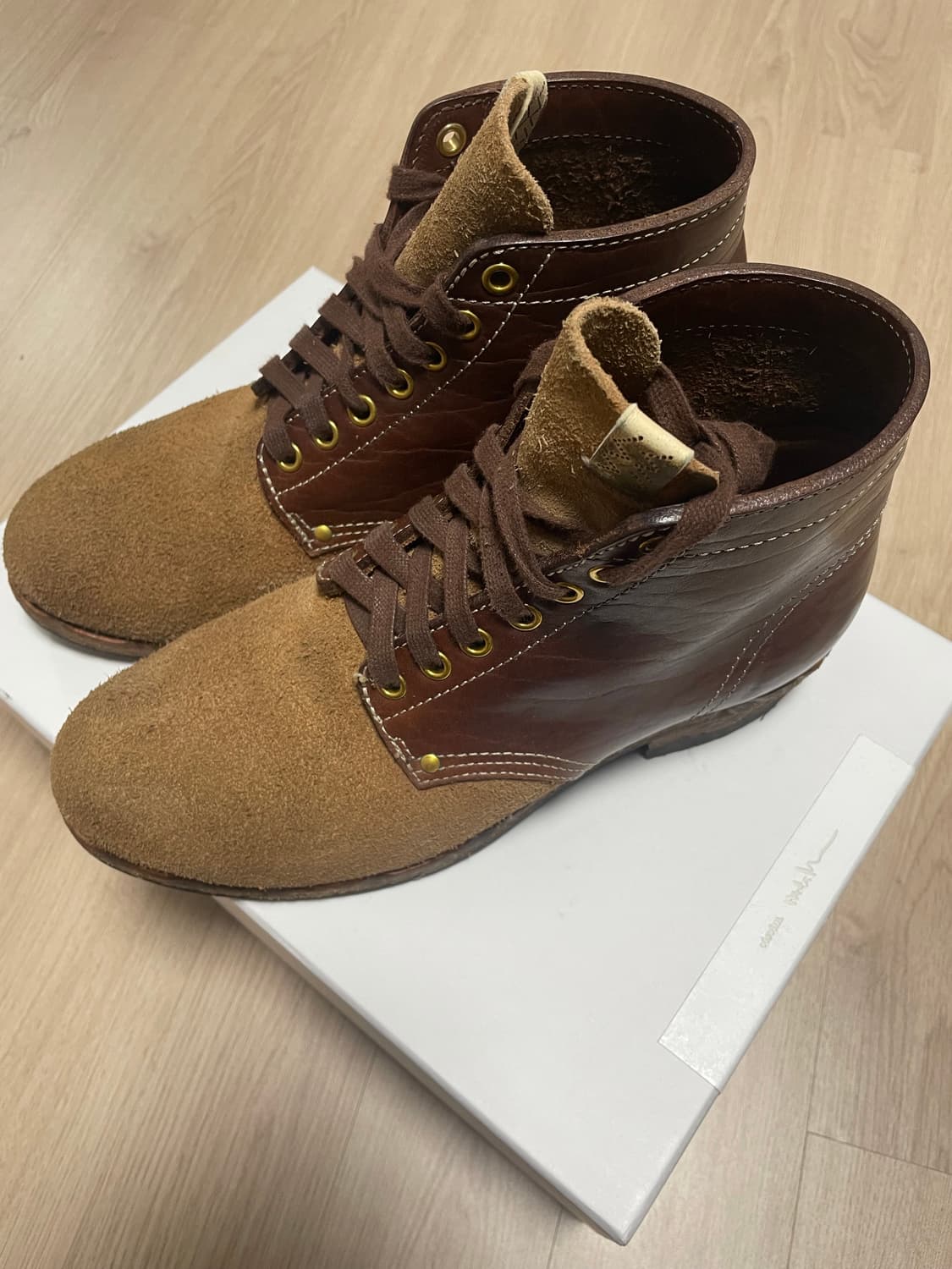 Visvim BRIGADIER BOOTS-FOLK 브리가디어 카멜 상품이미지2