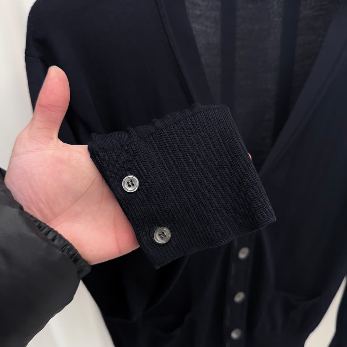 [5] 톰브라운 메리노 울 가디건 네이비 상품이미지5