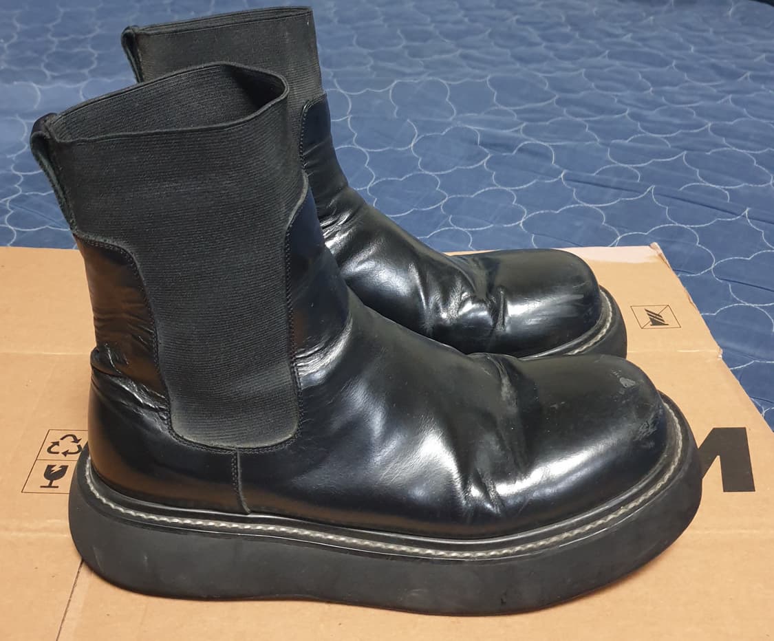 PLS 플리징 M_SB_2100 삭스형 스퀘어토 워커부츠 블랙 (265 상품이미지6