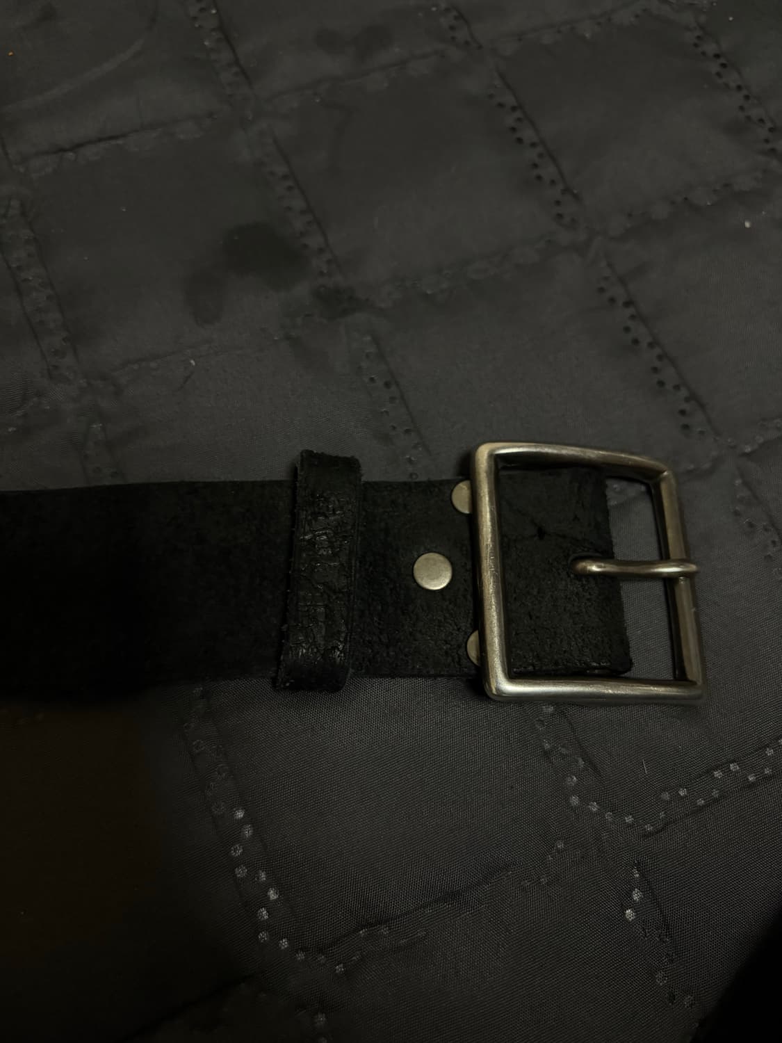 [30] 더블알엘 더스트레스트 벨트 블랙 상품이미지2