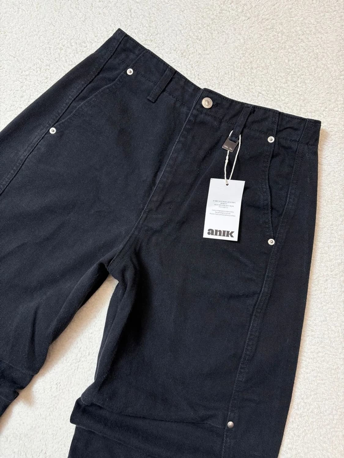 마뗑킴 23FW 커브드 볼륨 데님 팬츠 PN6471 상품이미지2