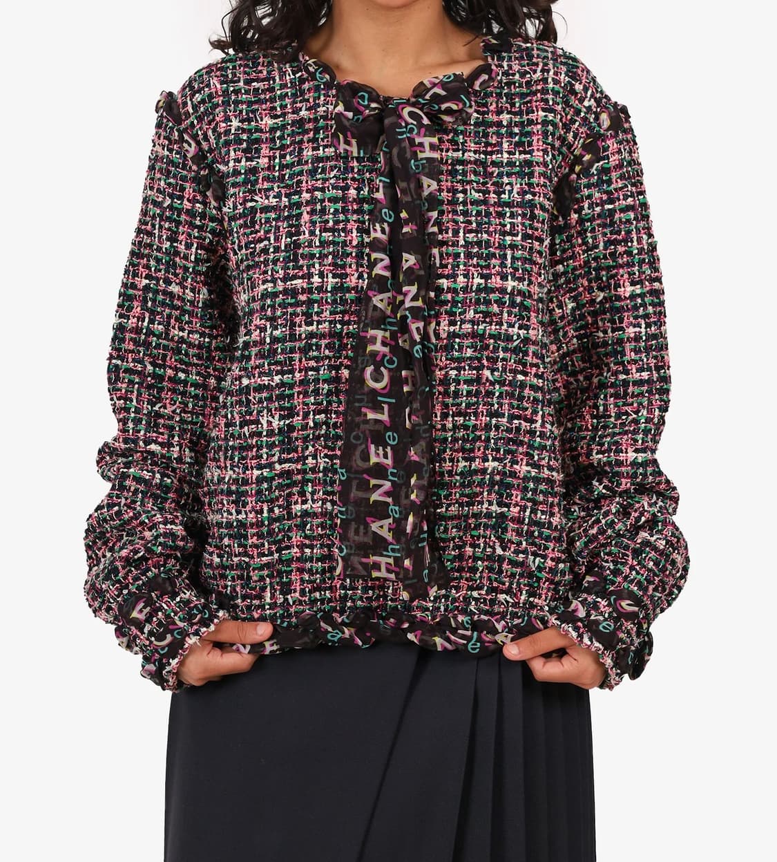 샤넬 스카프 트위드 탑 상품이미지9