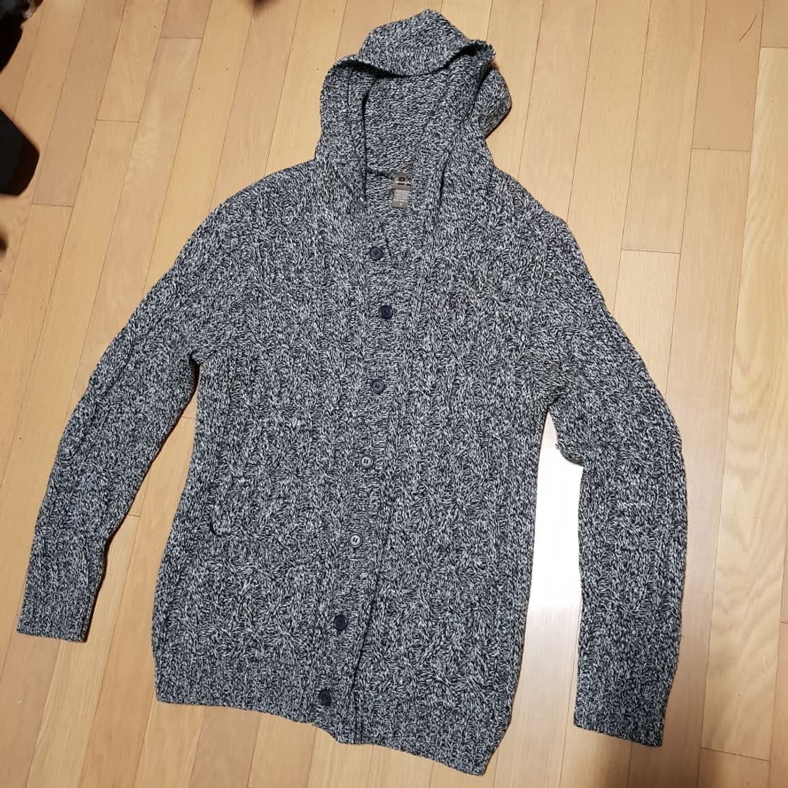 100 / 미국 비투브랜드 후드 케이블니트 가디건/ 402-2026 상품이미지2