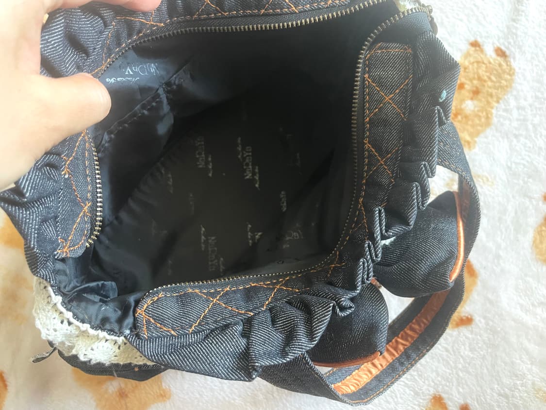 모리걸 빈티지 레이스 리본 토트백 👜🎀 상품이미지8