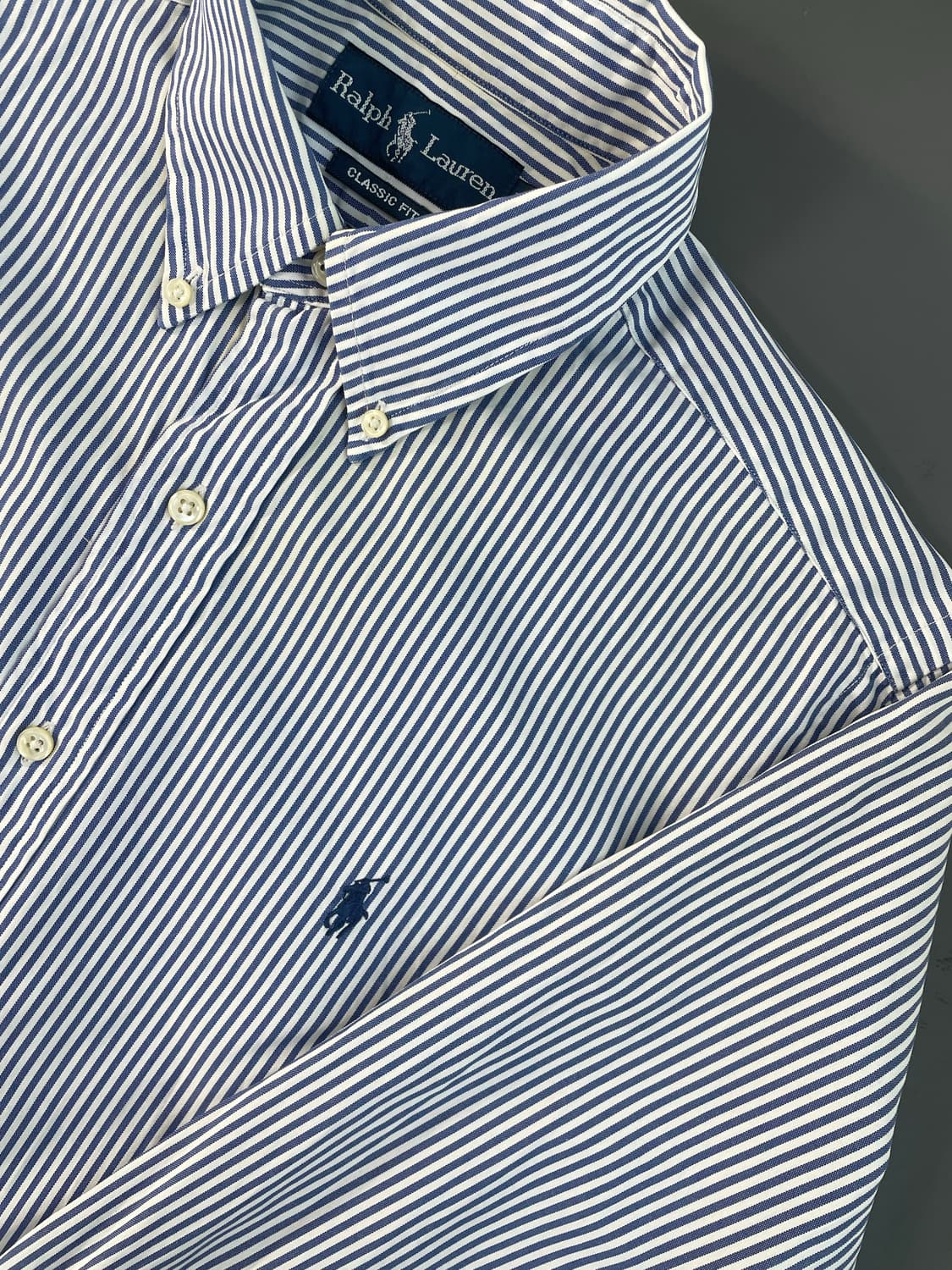 [L] 폴로 랄프로렌 코튼 스트라이프 셔츠 상품이미지4