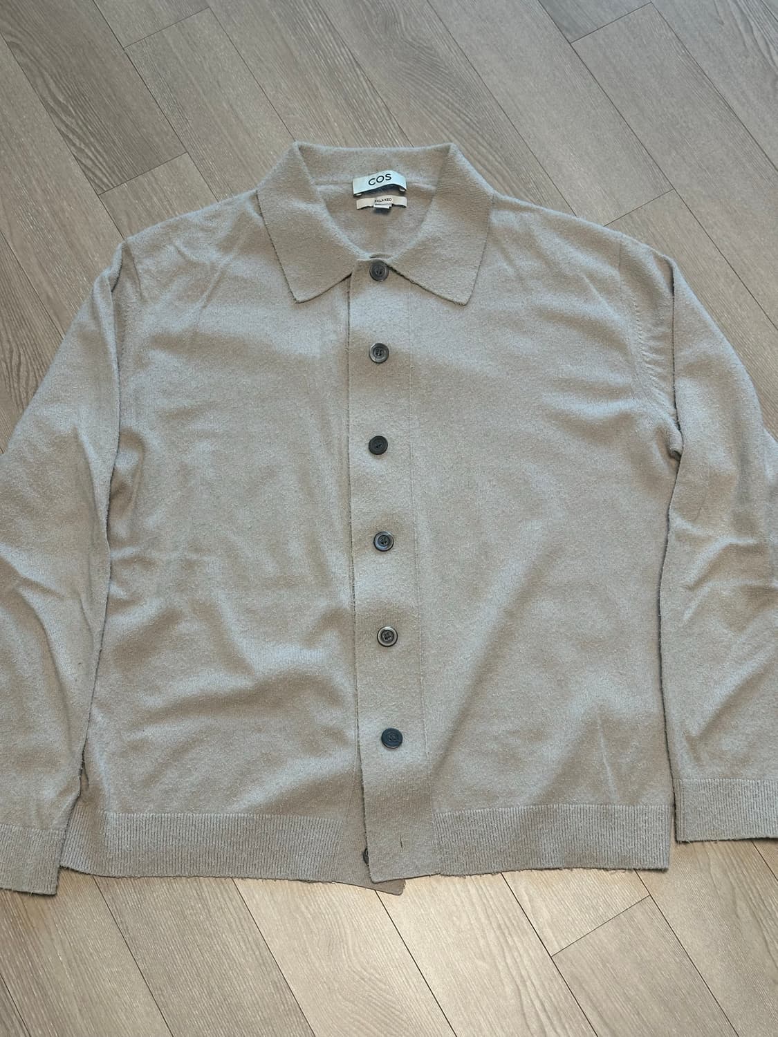 (M) 코스 칼라 가디건 베이지 상품이미지1