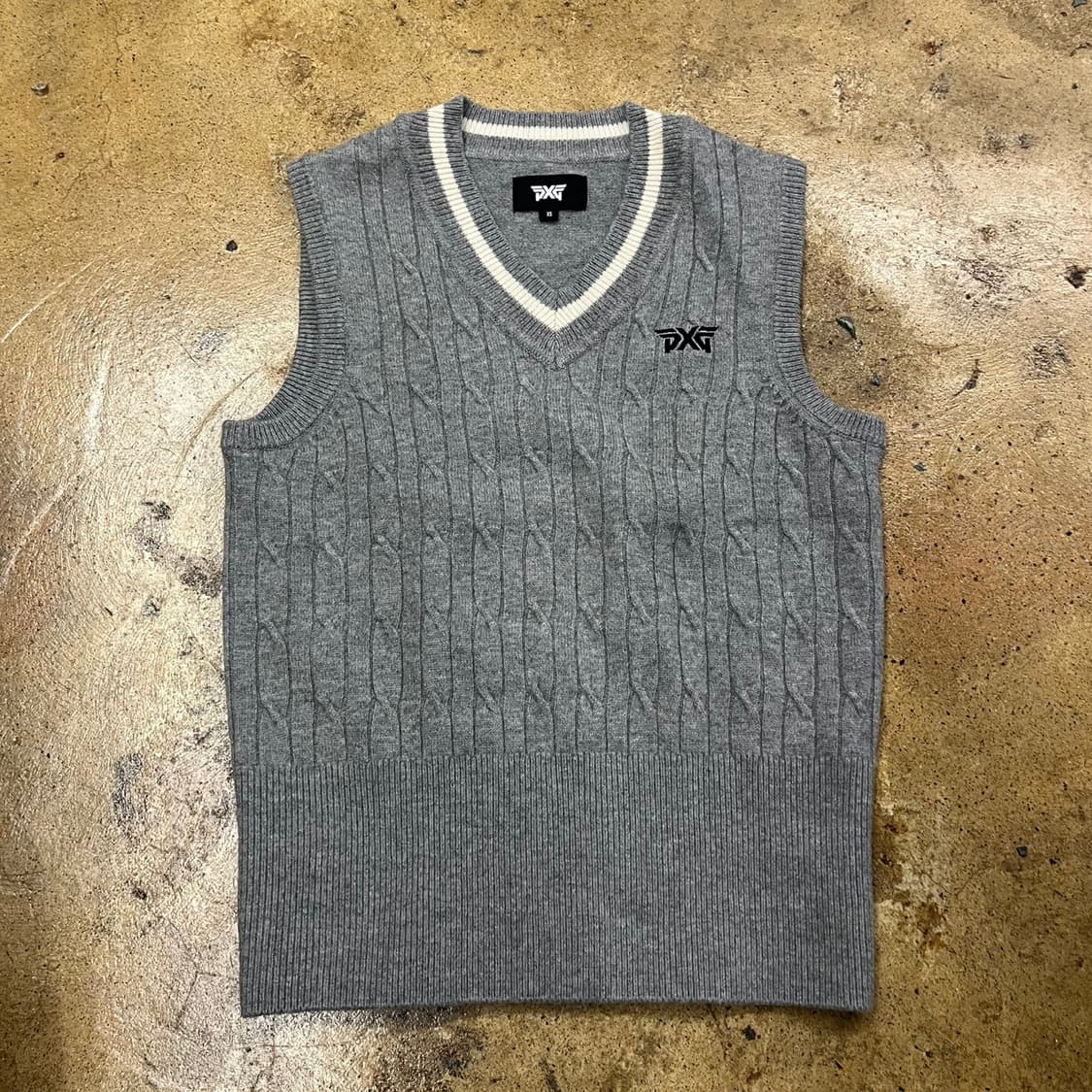 [정품/XS] PXG 니트 조끼 베스트 b17 상품이미지2