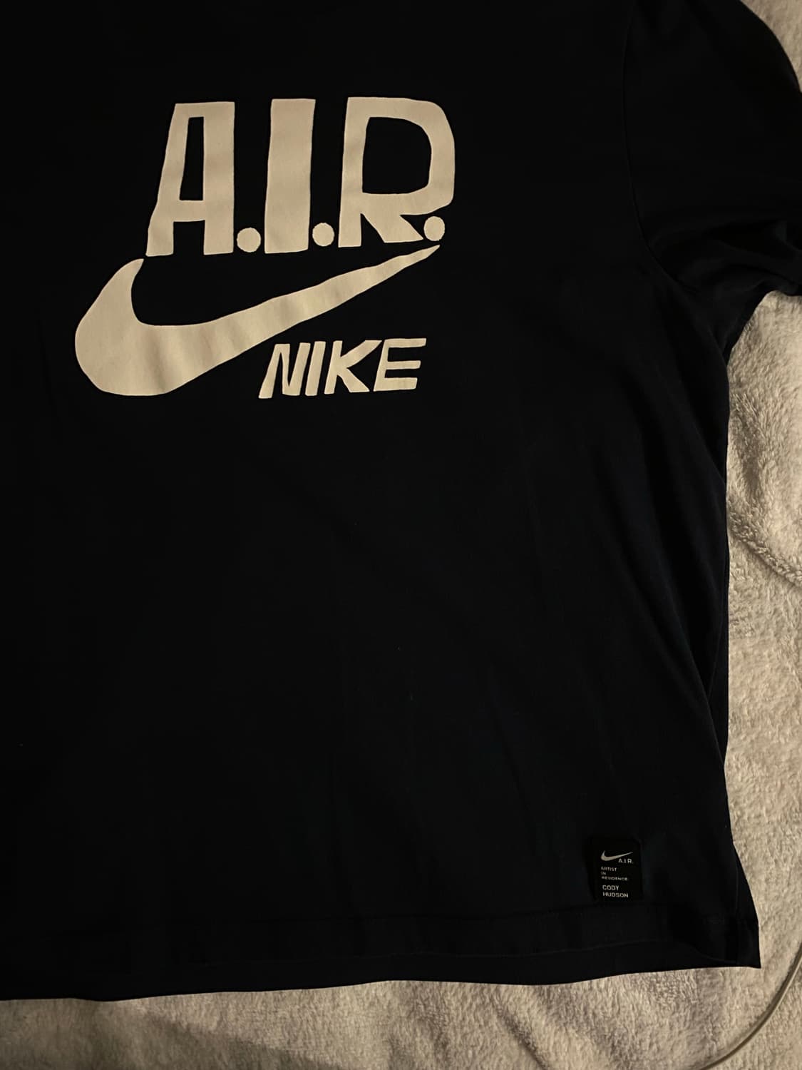 나이키 에어 반팔 네이비 상품이미지1