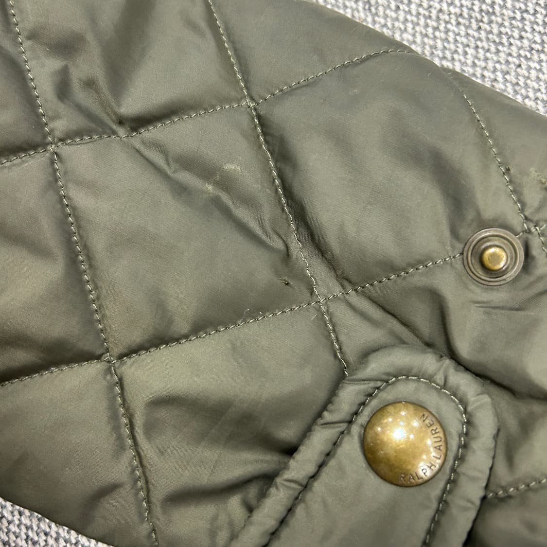 폴로 리버시블 퀼팅자켓(L) 상품이미지4