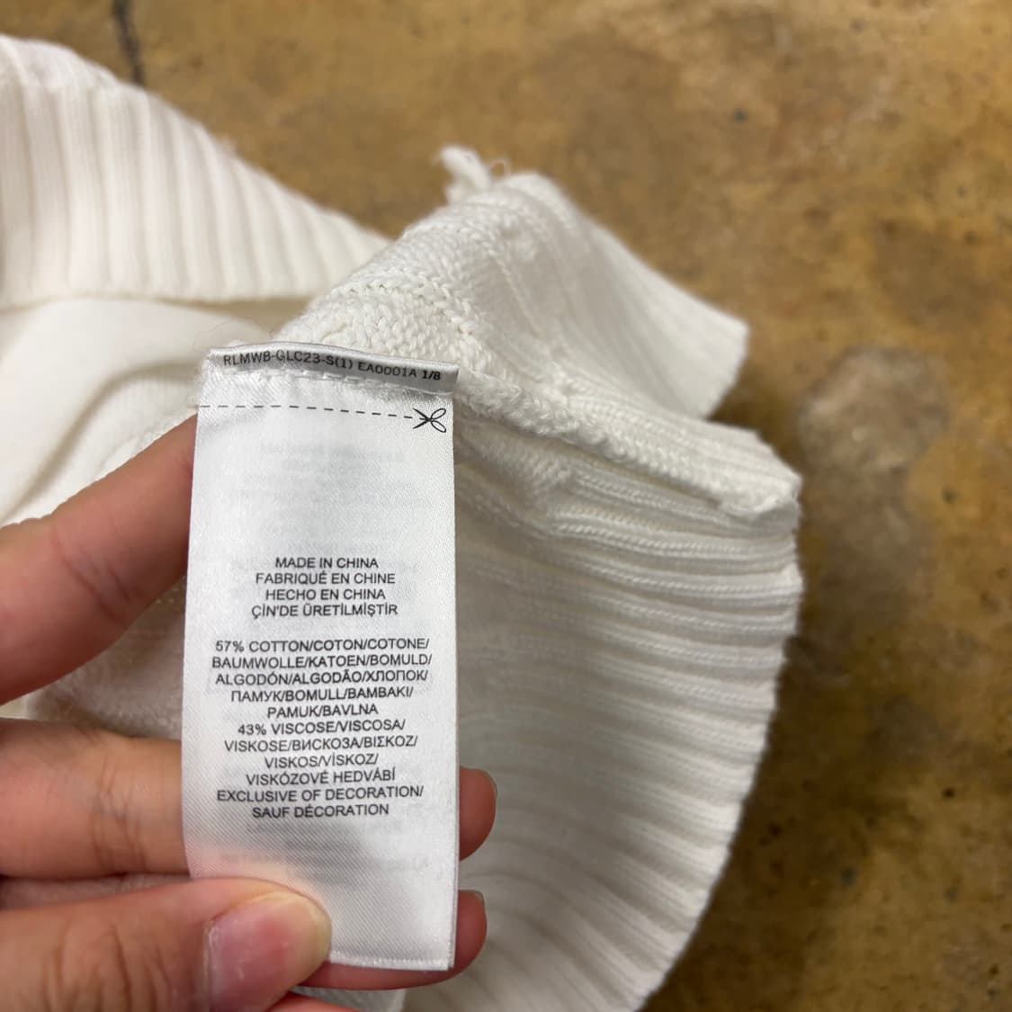 폴로 랄프로렌 꽈배기 니트 집업  상품이미지6