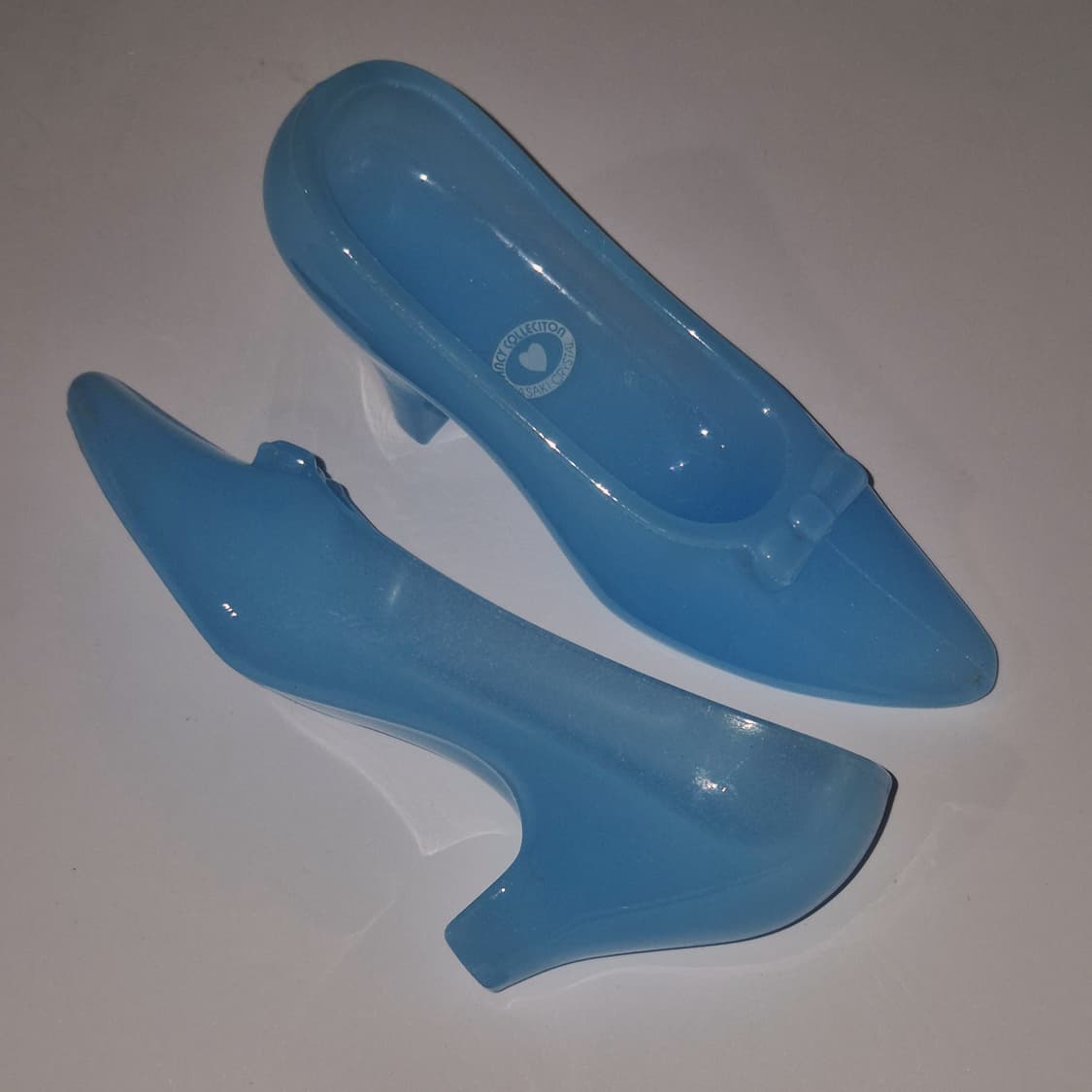 80s 사사키 크리스탈 블루 오팔린 구두 세트 상품이미지9