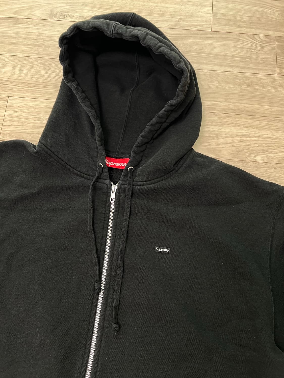 슈프림 / 스몰 박스 후드 집업 블랙 / XL 상품이미지3