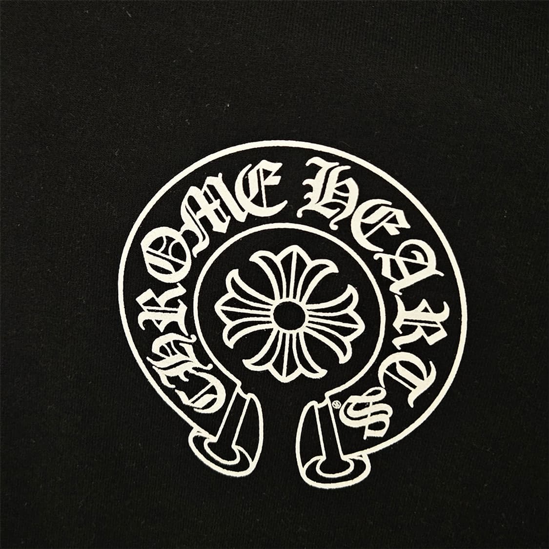 [XL] 미사용 크롬하츠 홀스슈 후드 집업 블랙 C0112C120 상품이미지4