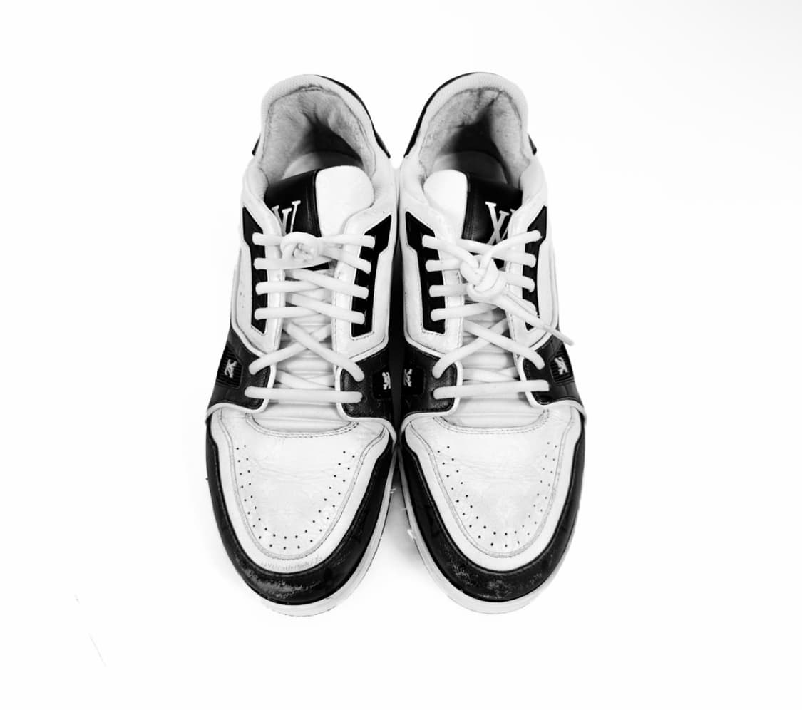 [6.5] 루이비통 LV 모노그램 트레이너 스니커즈 블랙 1AC2A3 상품이미지7