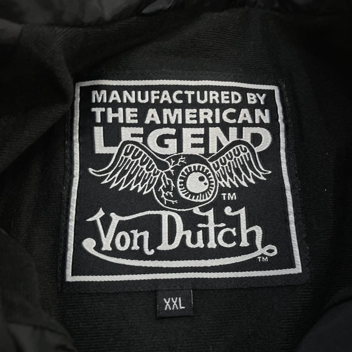 본 더치 Vondutch 스펠 로고 코치 자켓 블랙 상품이미지5