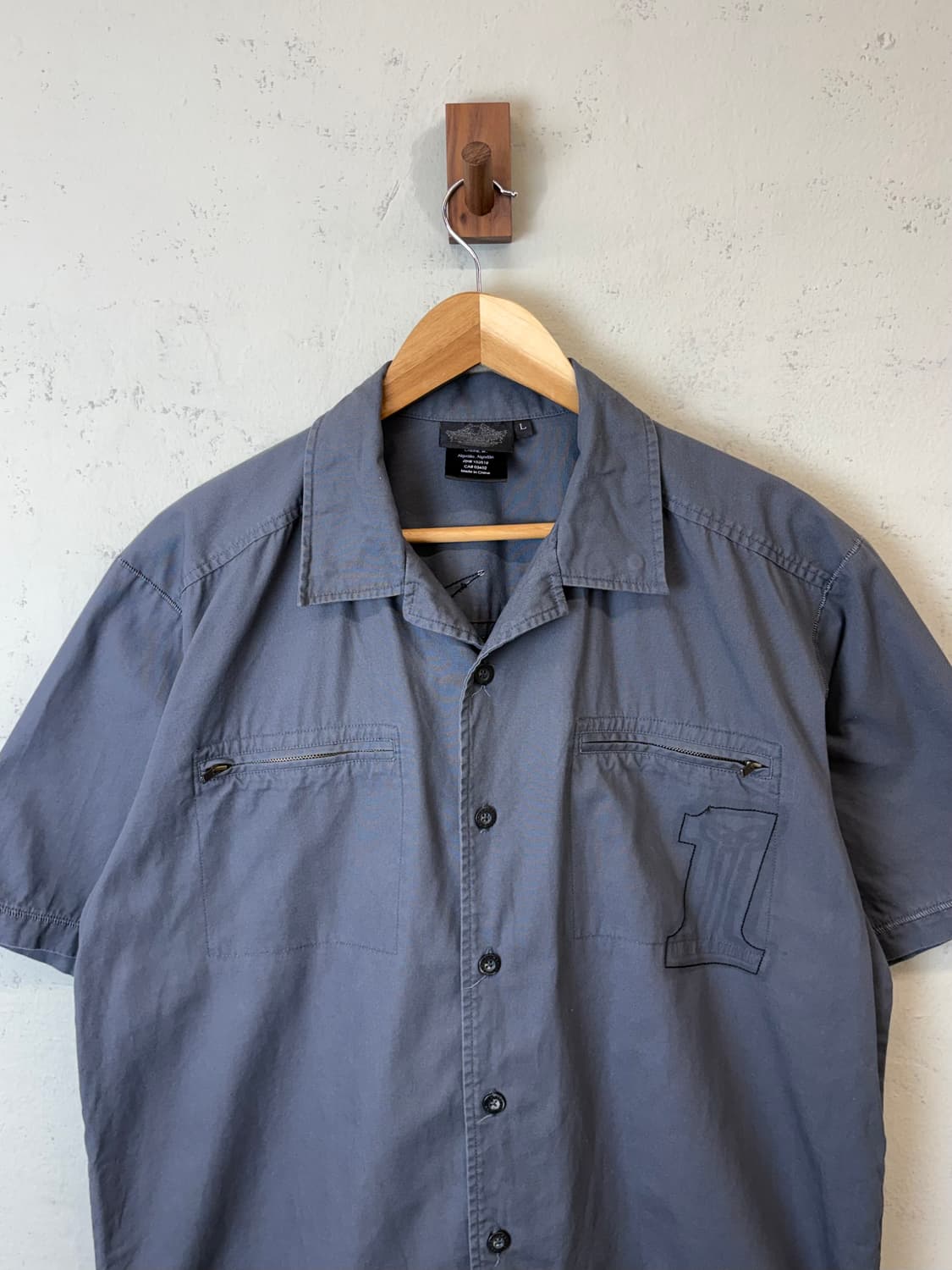 할리데이비슨 빈티지 자수 반팔셔츠 상품이미지5