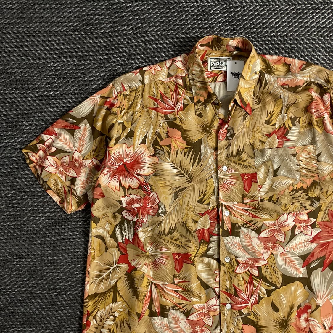 USA 오리지날 빈티지 하와이안 셔츠 o 3071 상품이미지3