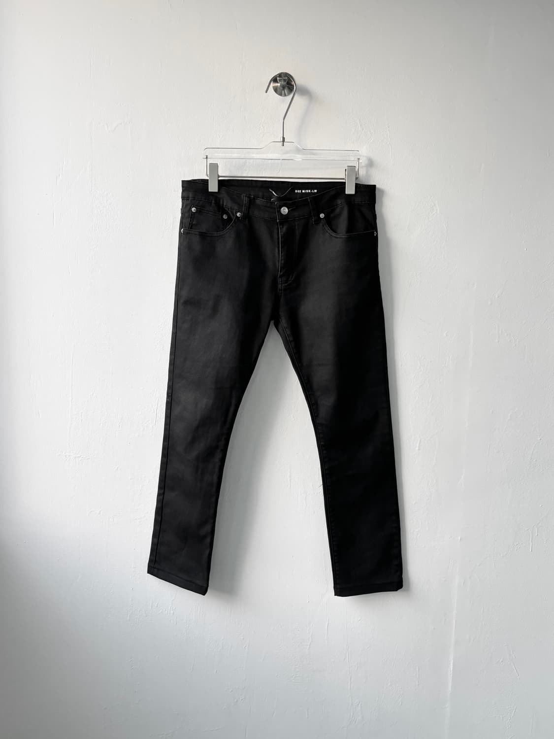 생로랑 더블 백 지퍼 블랙 진 상품이미지1