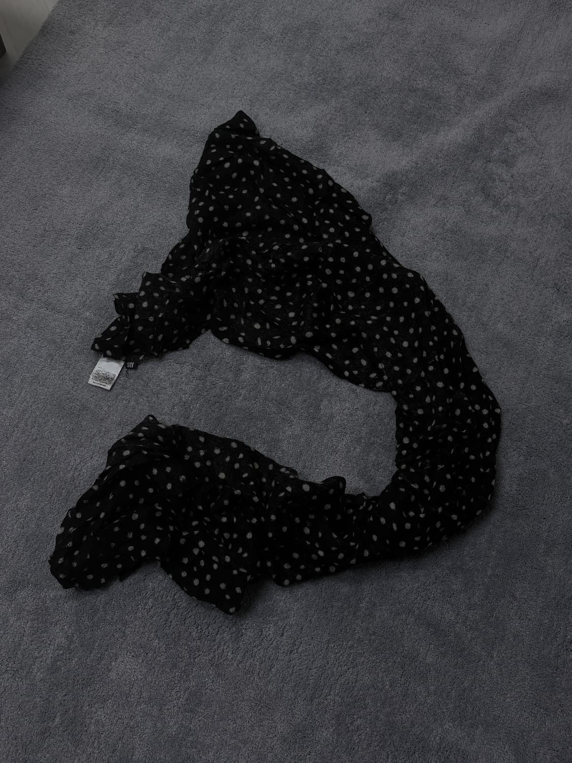 Vintage minial grunge mood dot muffler 상품이미지3