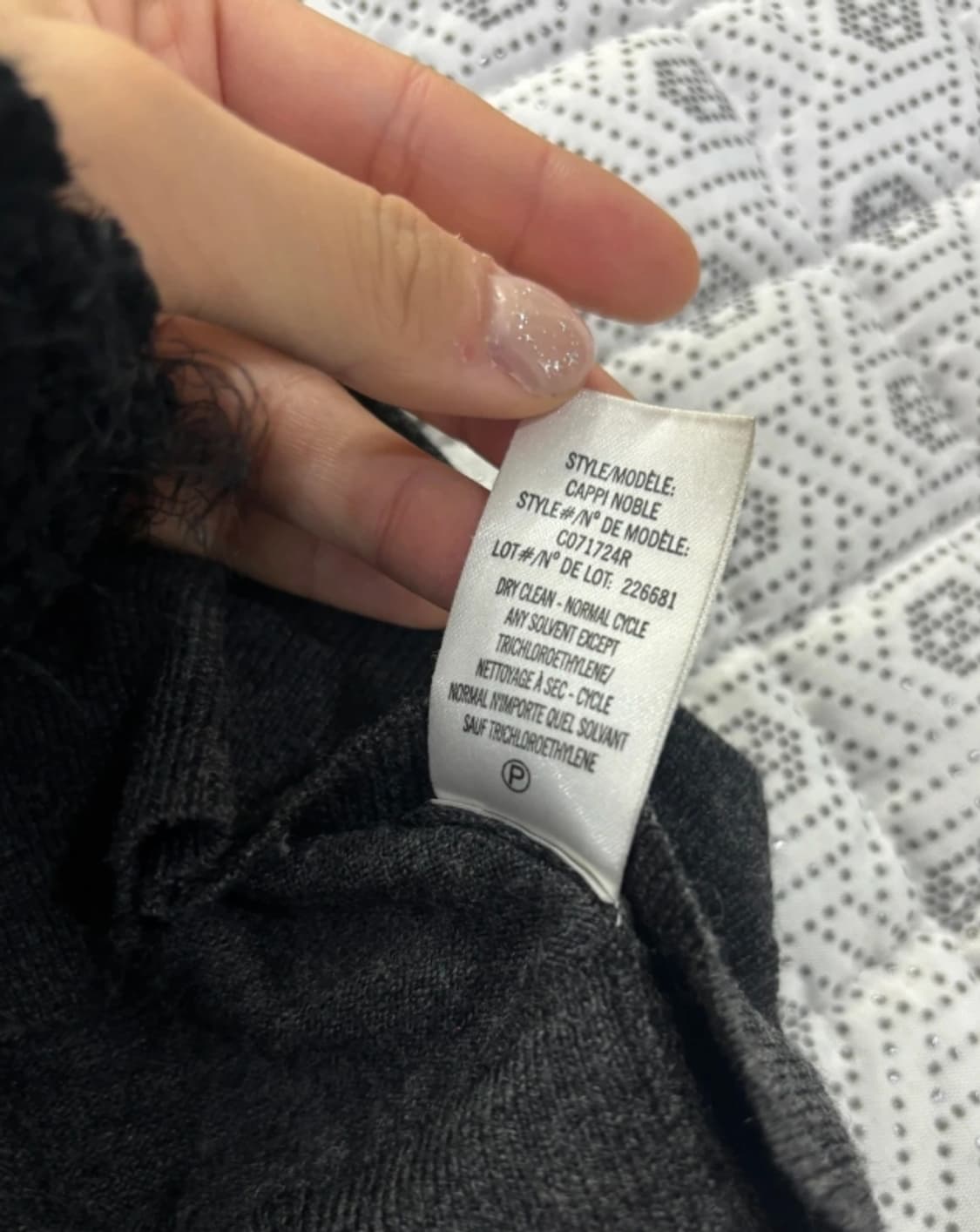 한섬 띠어리 Theory 여성 다크 그레이 니트 ~55반 상품이미지8