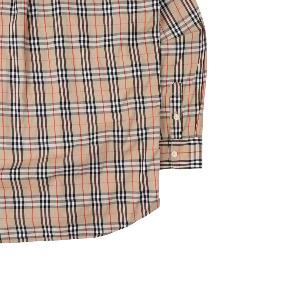 버버리 베이지 노바체크 클래식 셔츠 상품이미지6
