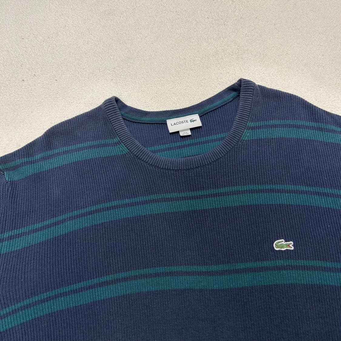 Lacoste Stripe Knit Sweater 상품이미지5