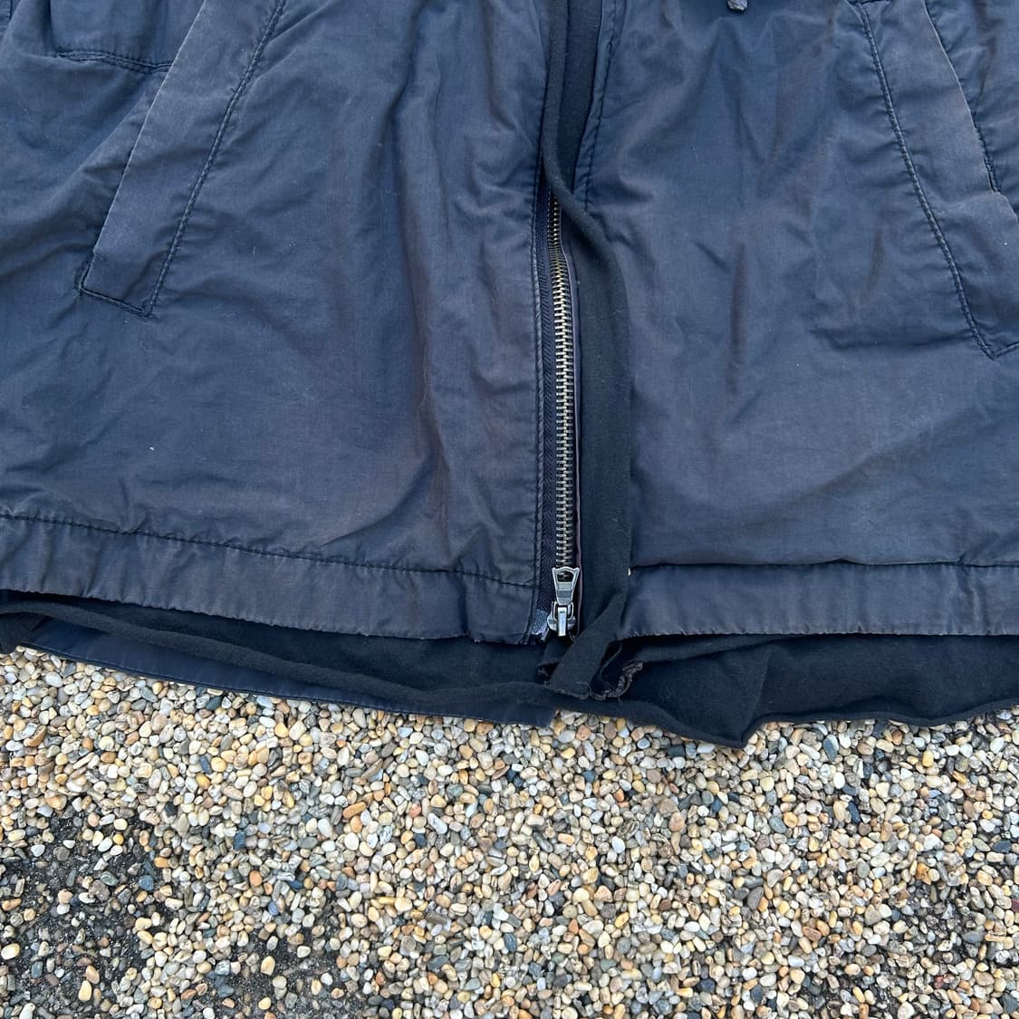 디젤(DIESEL) 블랙 후드 바람막이 자켓 상품이미지6