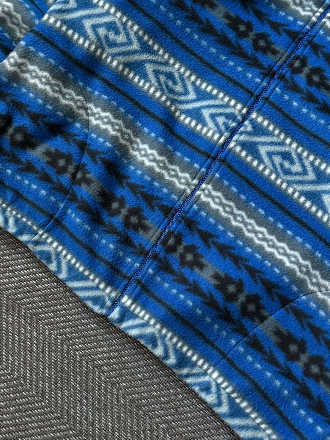 Alfred Dunner 에스닉 패턴 플리스 집업 자켓 (105-110) 상품이미지4