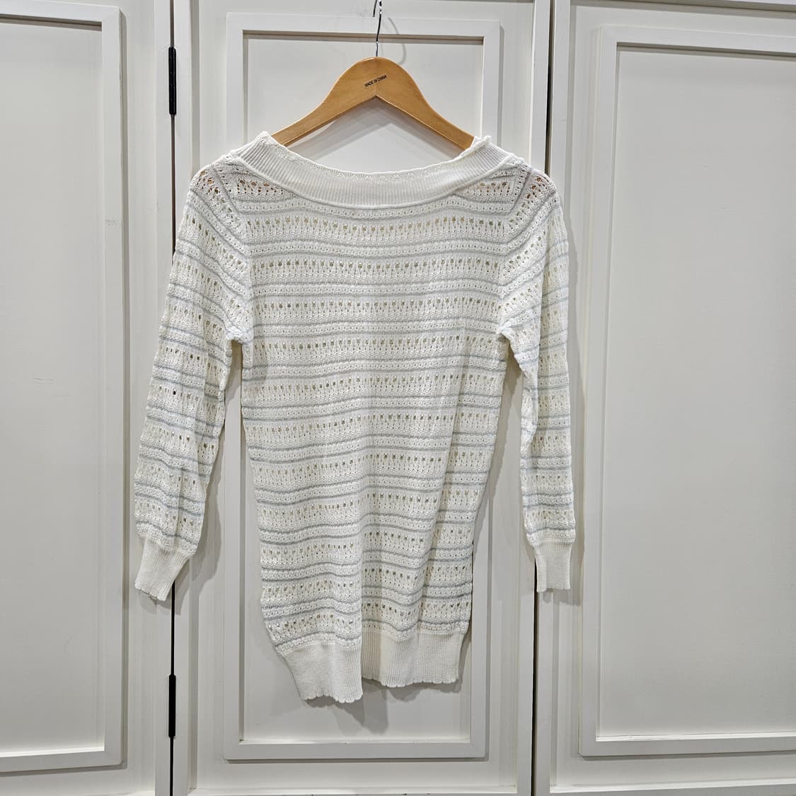 LEST ROSE(레스트로즈) 리본 넥 레이스 니트 상품이미지6