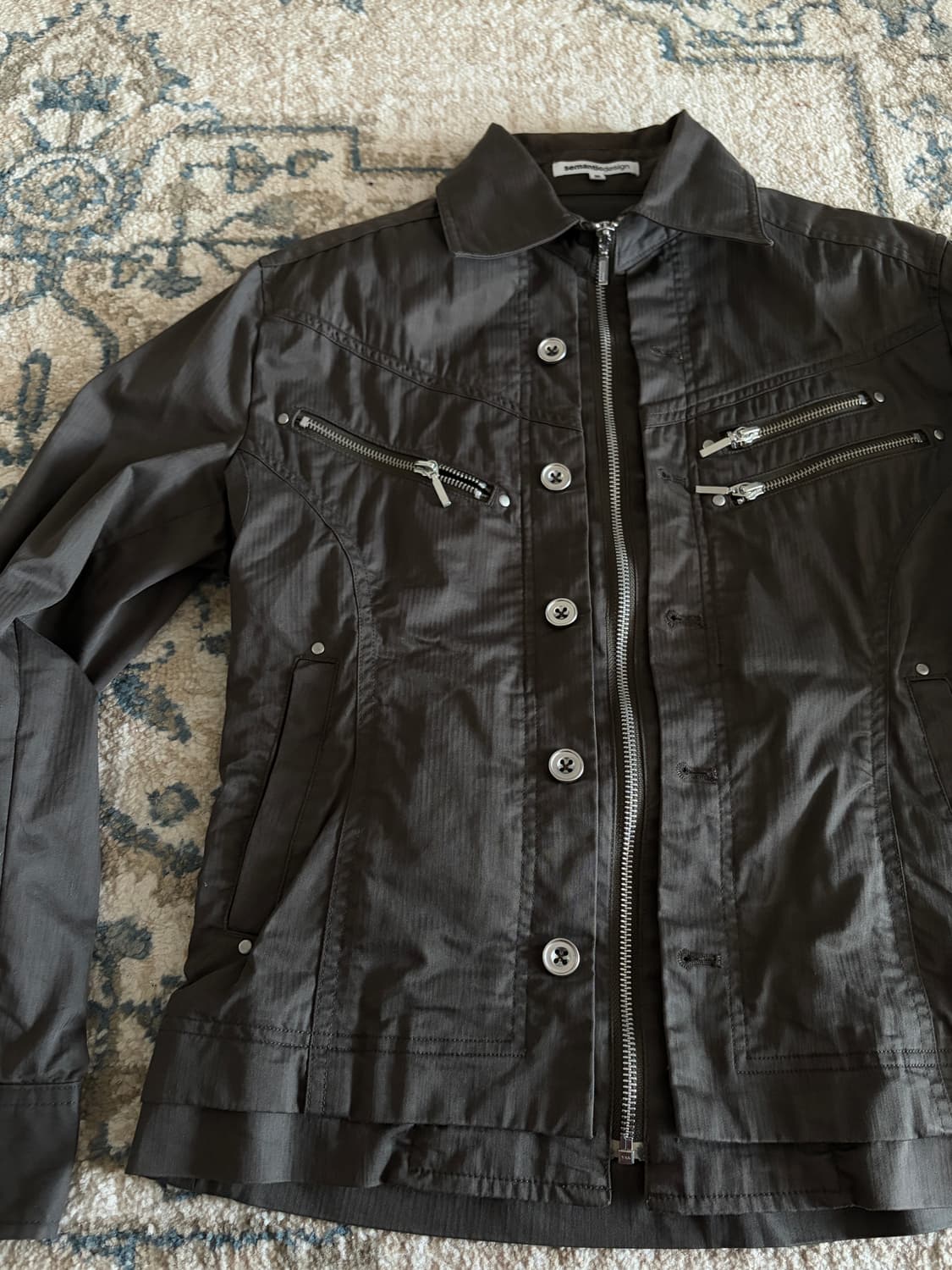 세만틱 디자인 빈티지 자켓 상품이미지4