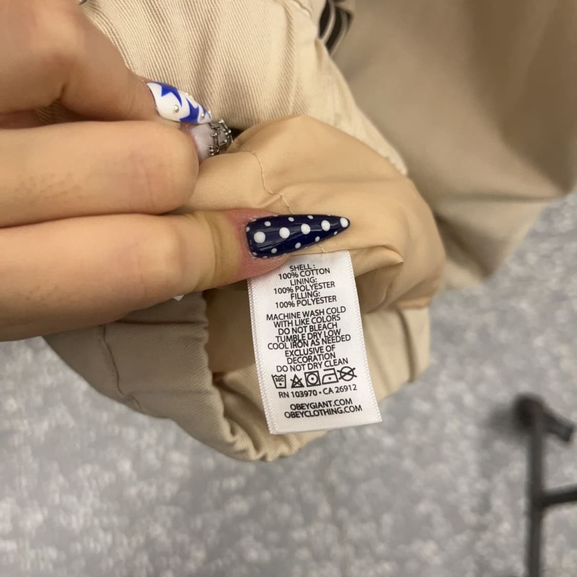 오베이 LEIMERT 키치 플라워 프린팅 자켓 XXL C08489 상품이미지6