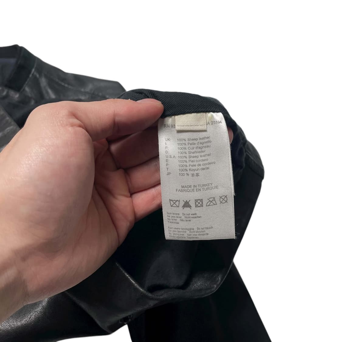 디젤 블랙골드 3 메달 양가죽 자켓 상품이미지9