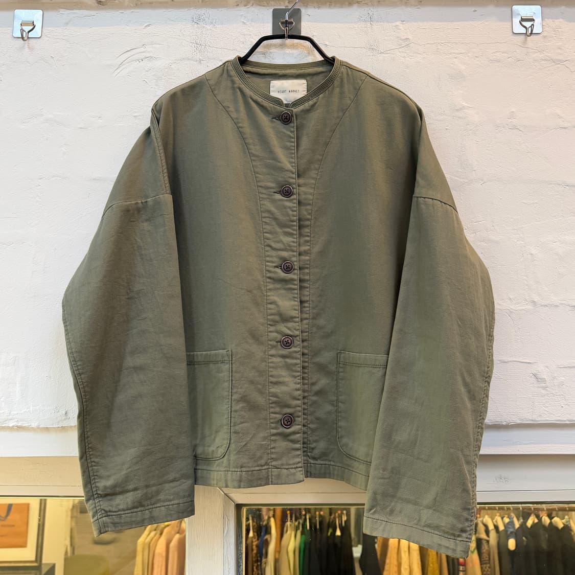 Heart Market 카라리스 워크 자켓 카키 F 상품이미지1