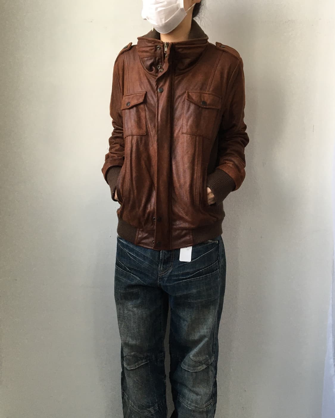 High neck washing coating zip up 상품이미지8