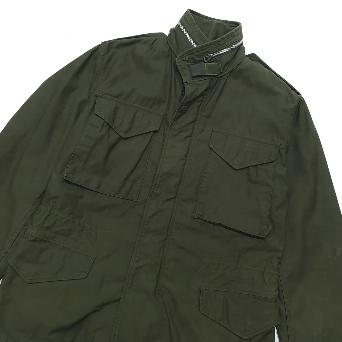 m65 필드자켓 2세대 스몰 숏 (100) 회색안감 민트급 상품이미지3