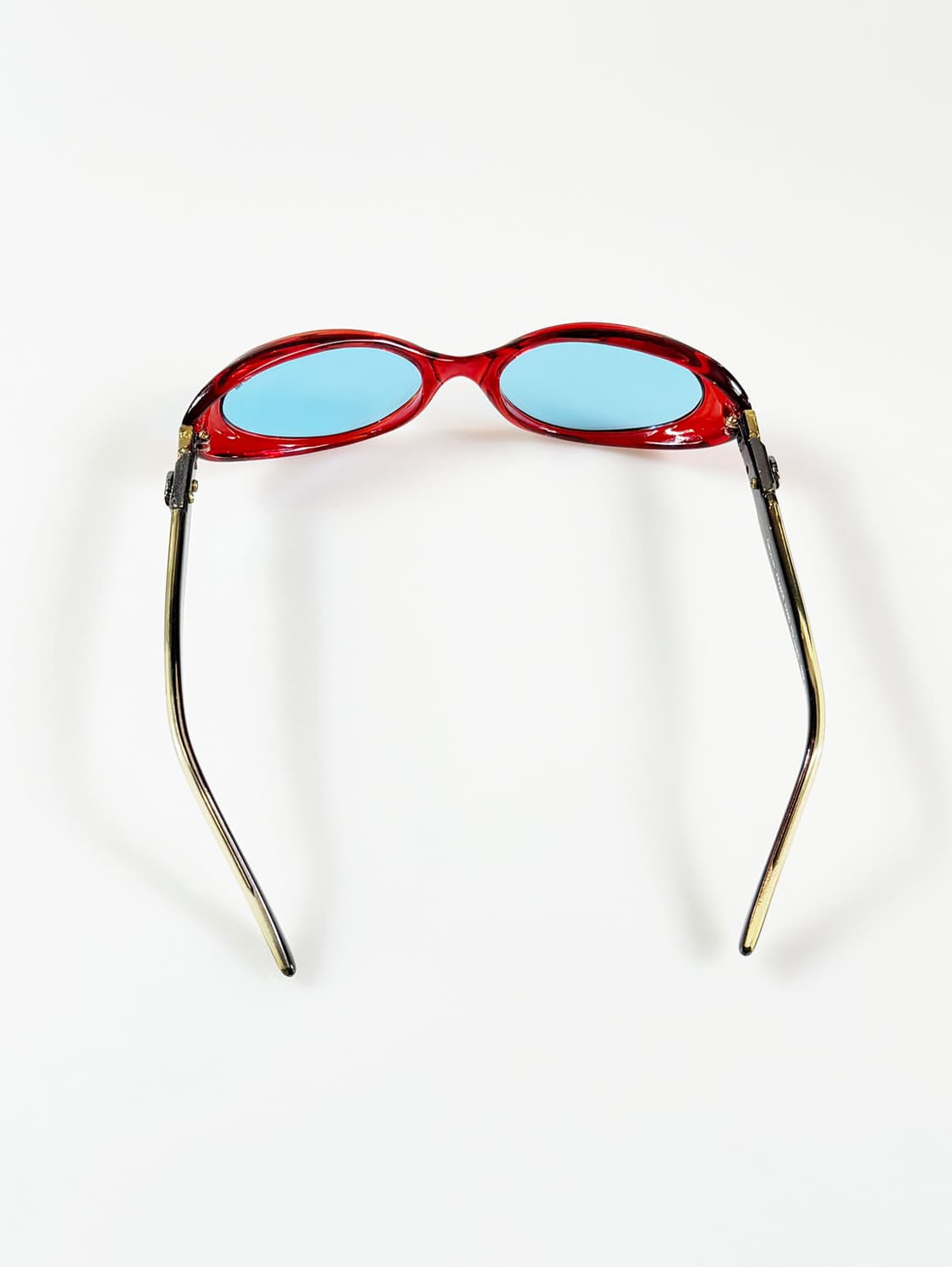 90s One Last Kiss 볼드 오벌 프레임 틴트 빈티지 선글라스 상품이미지6