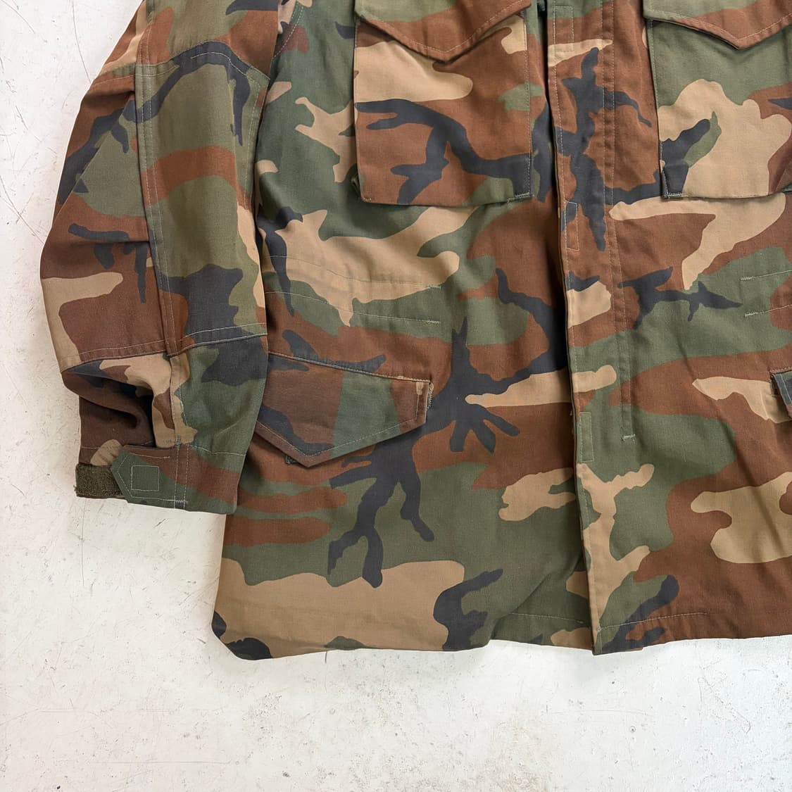80s US Army M-65 빈티지 우드랜드 필드자켓 M 상품이미지3